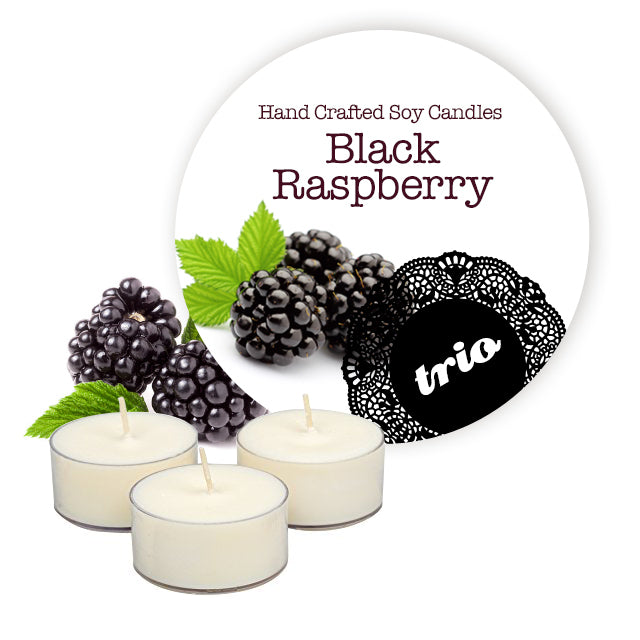 Black Raspberry Tealights 3 Pack