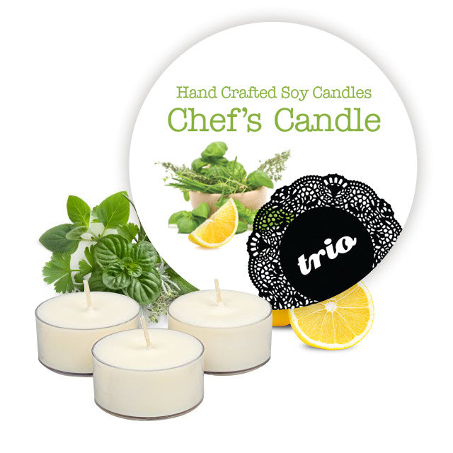 Chef's Tealights 3 Pack