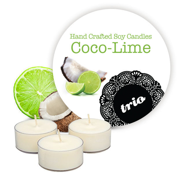 Coco-Lime Tealights 3 Pack