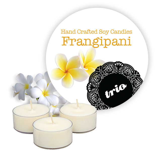 Frangipani Tealights 3 Pack