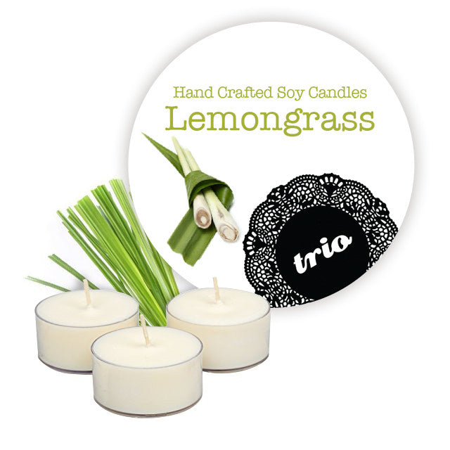 Lemongrass Tealights 3 Pack