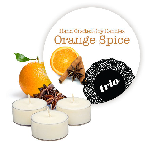 Orange Spice Tealights 3 Pack