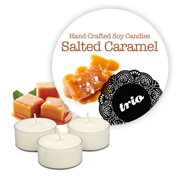 Salted Caramel Tealights 3 Pack