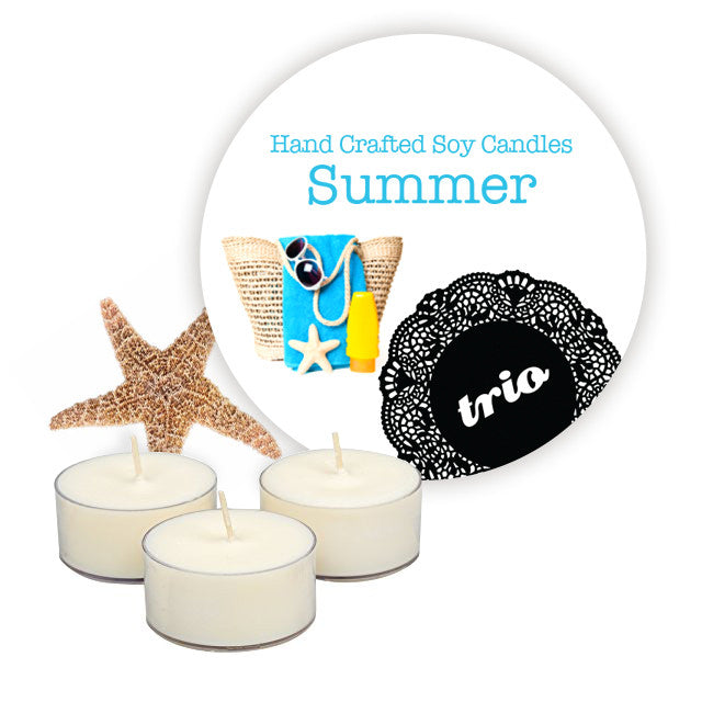 Summer Tealights 3 Pack