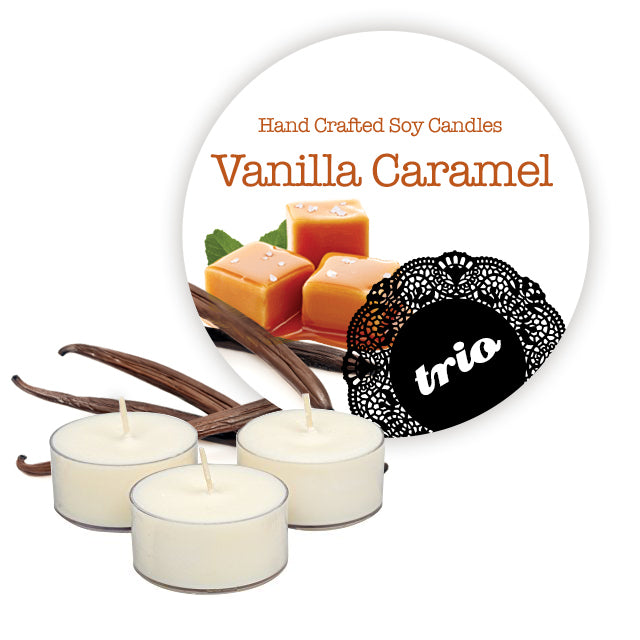 Vanilla Caramel Tealights 3 Pack