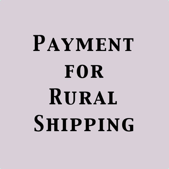 Shipping Payment for Rural